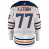 Edmonton Oilers Hockeydrakt OSCAR KLEFBOM 77 Hvit Adidas Authentic - Herre